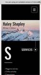Mobile Screenshot of haleyshapley.com